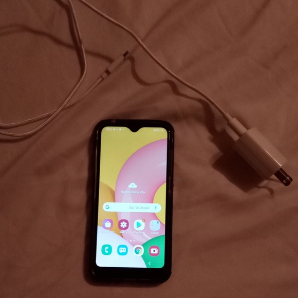 Galaxy A01 Android Phone.